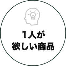 1人が欲しい商品